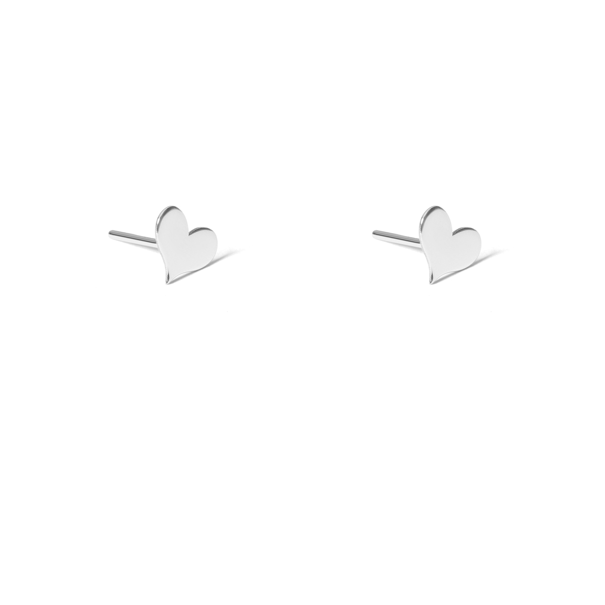 گوشواره نقره قلب گالری طلا پرسته